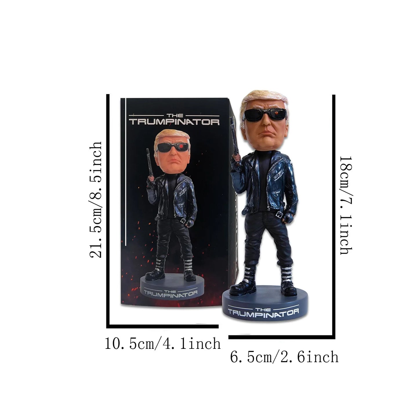Trump Keep Fighting Bobblehead Trump Merchandise Trump Collectibles-Donald Trump 2024 Gifts for Trump Supporters and Patriotic