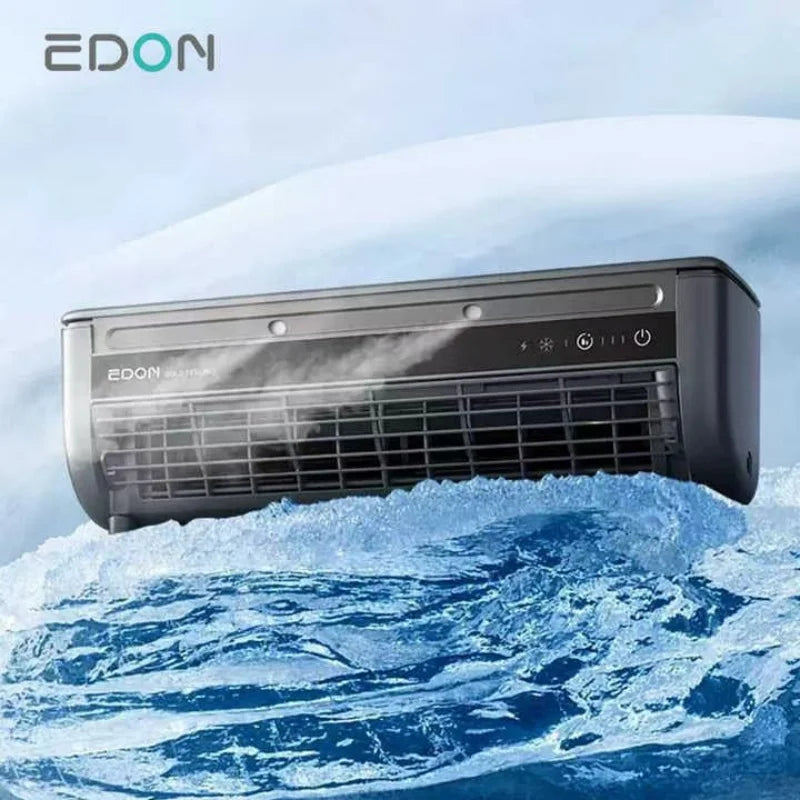 Kitchen air conditioner 2025new model cooling wall fan large wind force charging fan home use table standing remote control