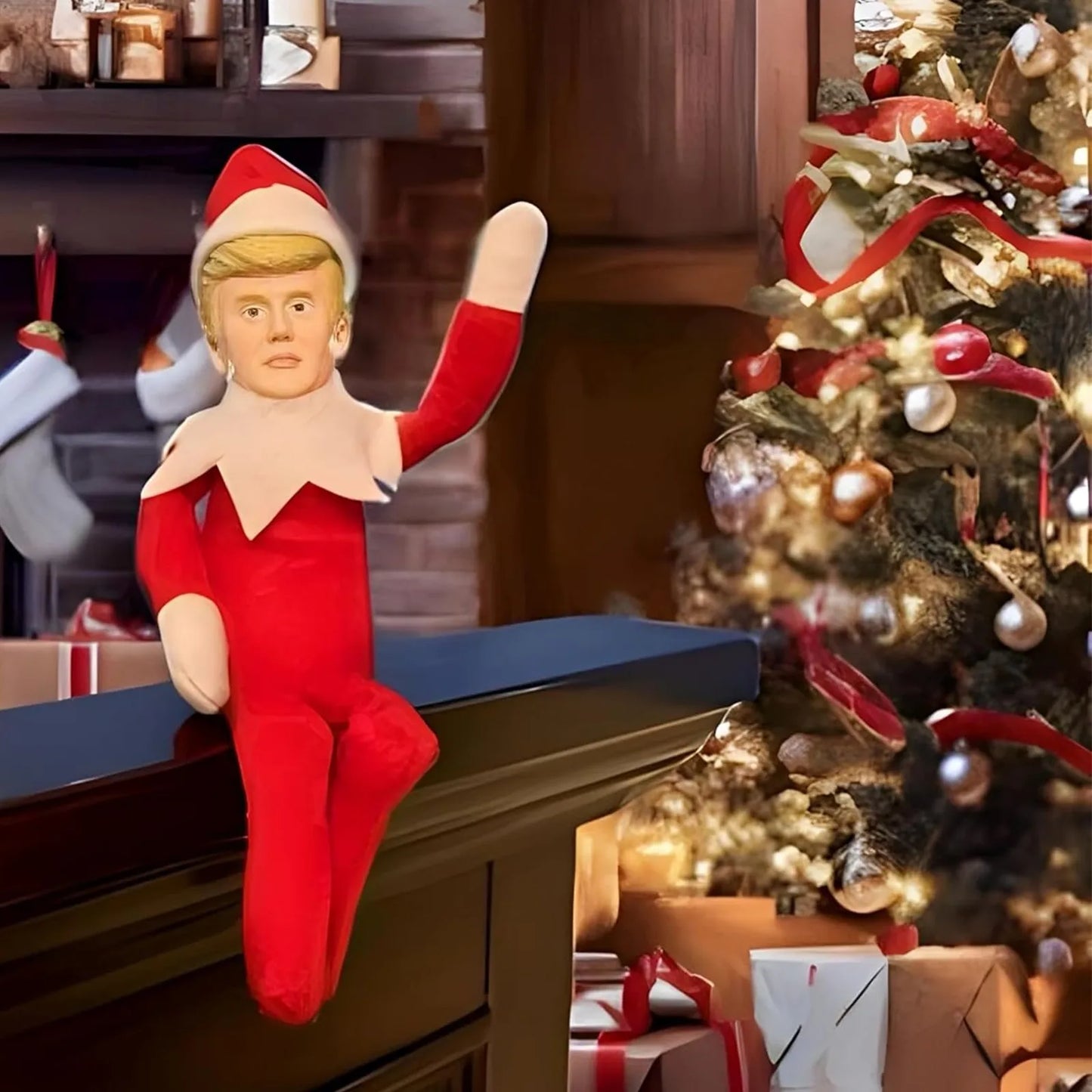 Trump Keep Fighting Bobblehead Trump Merchandise Trump Collectibles-Donald Trump 2024 Gifts for Trump Supporters and Patriotic