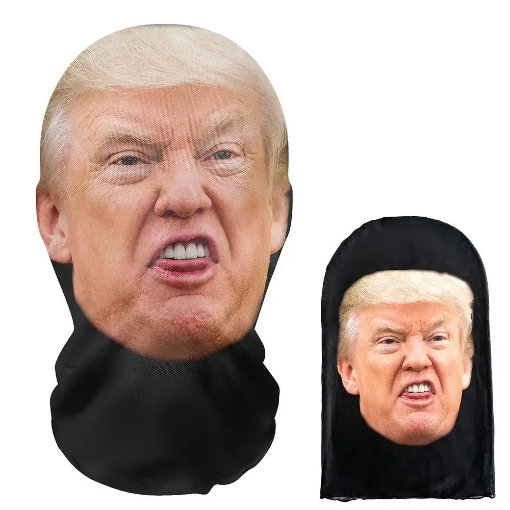 Trump Mesh Mask Full Head Face Mask For Men Presidential Cosplay Lightweight Breathable Simulation Headset Party Supplies Accs