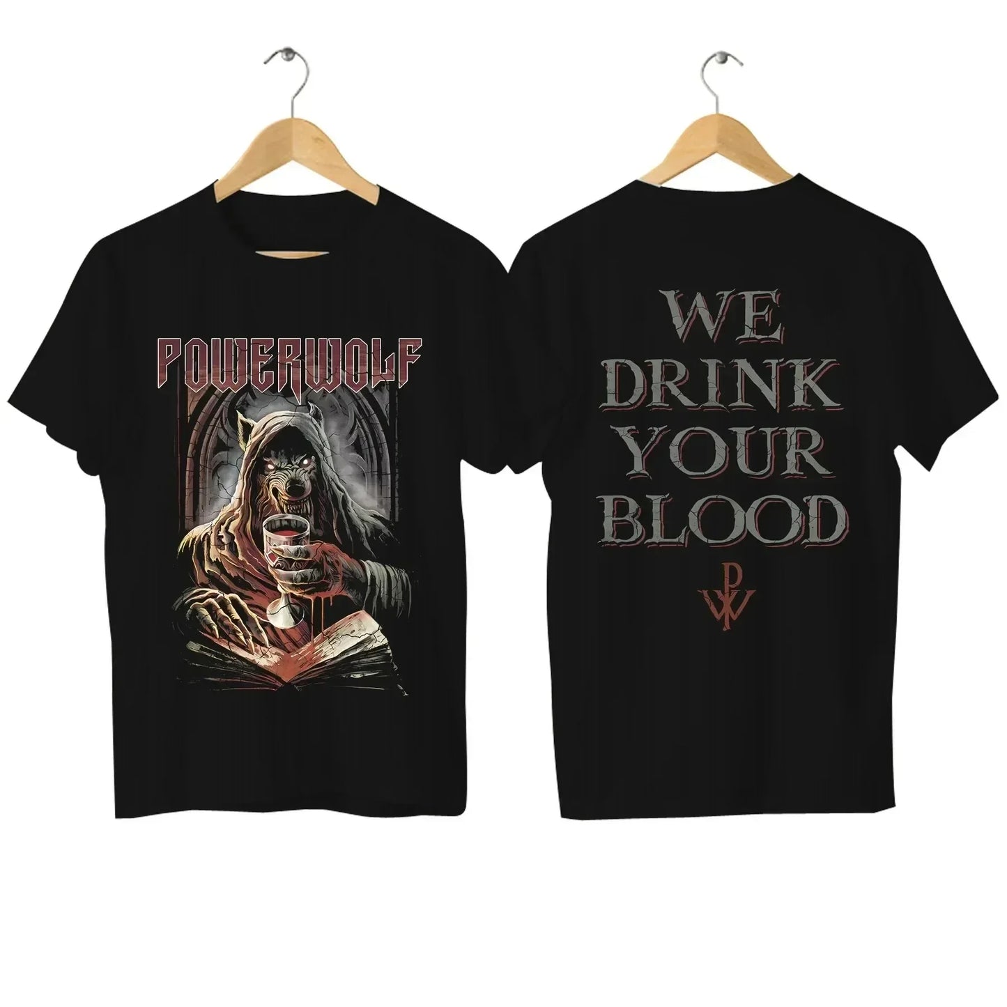 2025 Powerwolf Women T Shirt Casual Via Dolorosa Men T-shirt Graphic Oversized Breathable Comfortable Streetwear S-3XL Cool Tee