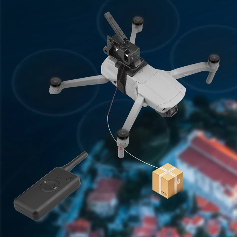 Drone Airdrop Thrower System 2.4G Remote Control General Payload Delivery Thrower Air Dropper Device Camera Drones Accessories