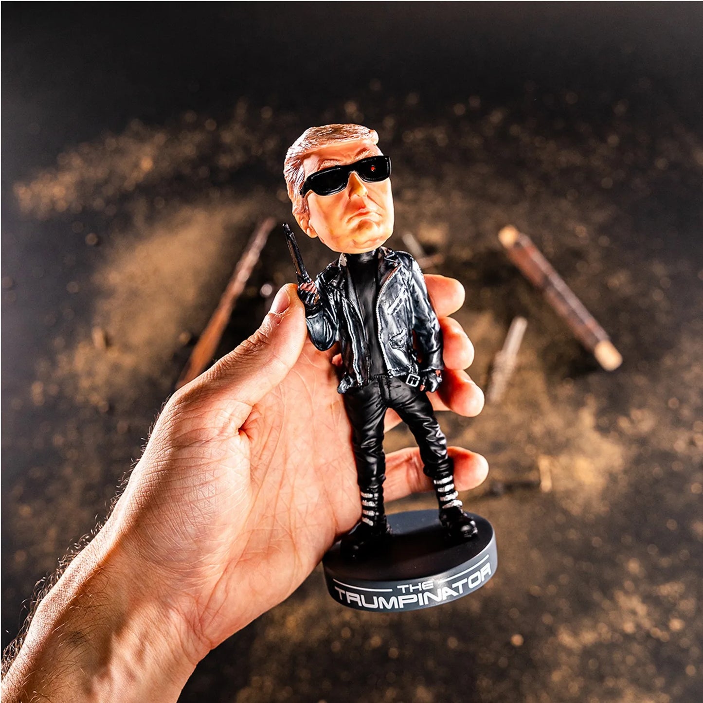 Trump Keep Fighting Bobblehead Trump Merchandise Trump Collectibles-Donald Trump 2024 Gifts for Trump Supporters and Patriotic