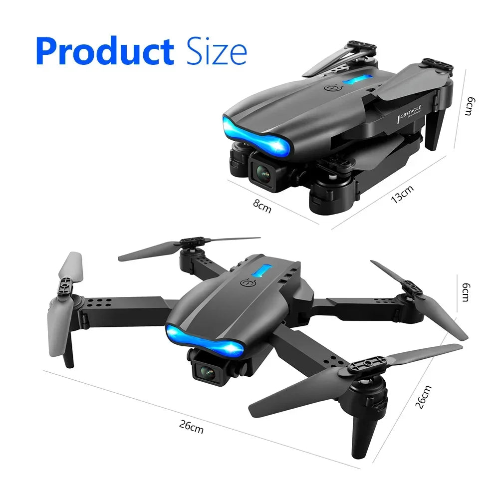 New One-click Drone E99 UAV 360-degree Rotating Folding MINI Remote Control WIFI Aerial Photography Quadcopter Toy Helicopter