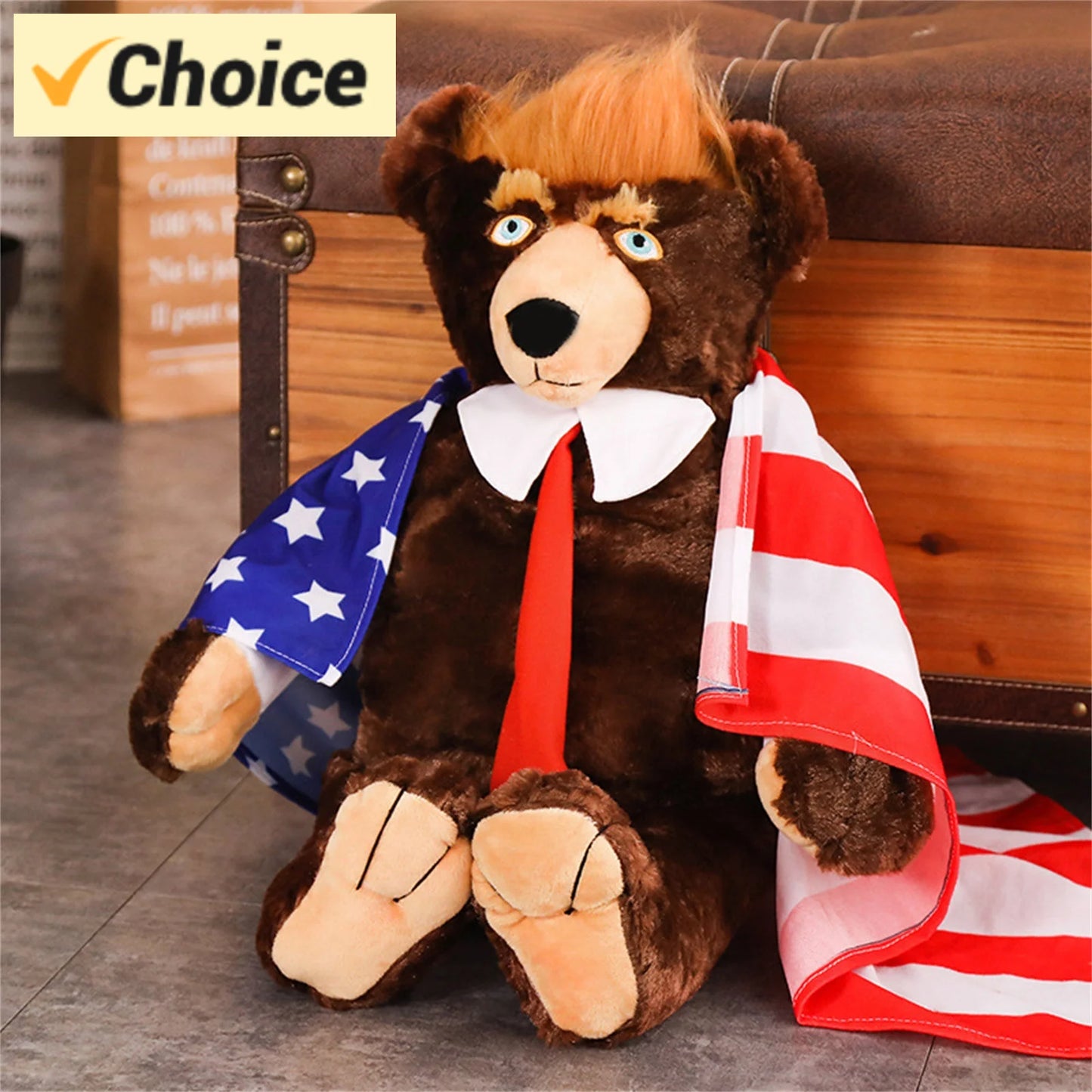 Trump Keep Fighting Bobblehead Trump Merchandise Trump Collectibles-Donald Trump 2024 Gifts for Trump Supporters and Patriotic
