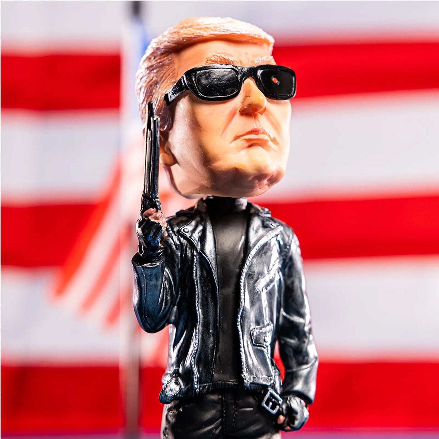 Trump Keep Fighting Bobblehead Trump Merchandise Trump Collectibles-Donald Trump 2024 Gifts for Trump Supporters and Patriotic