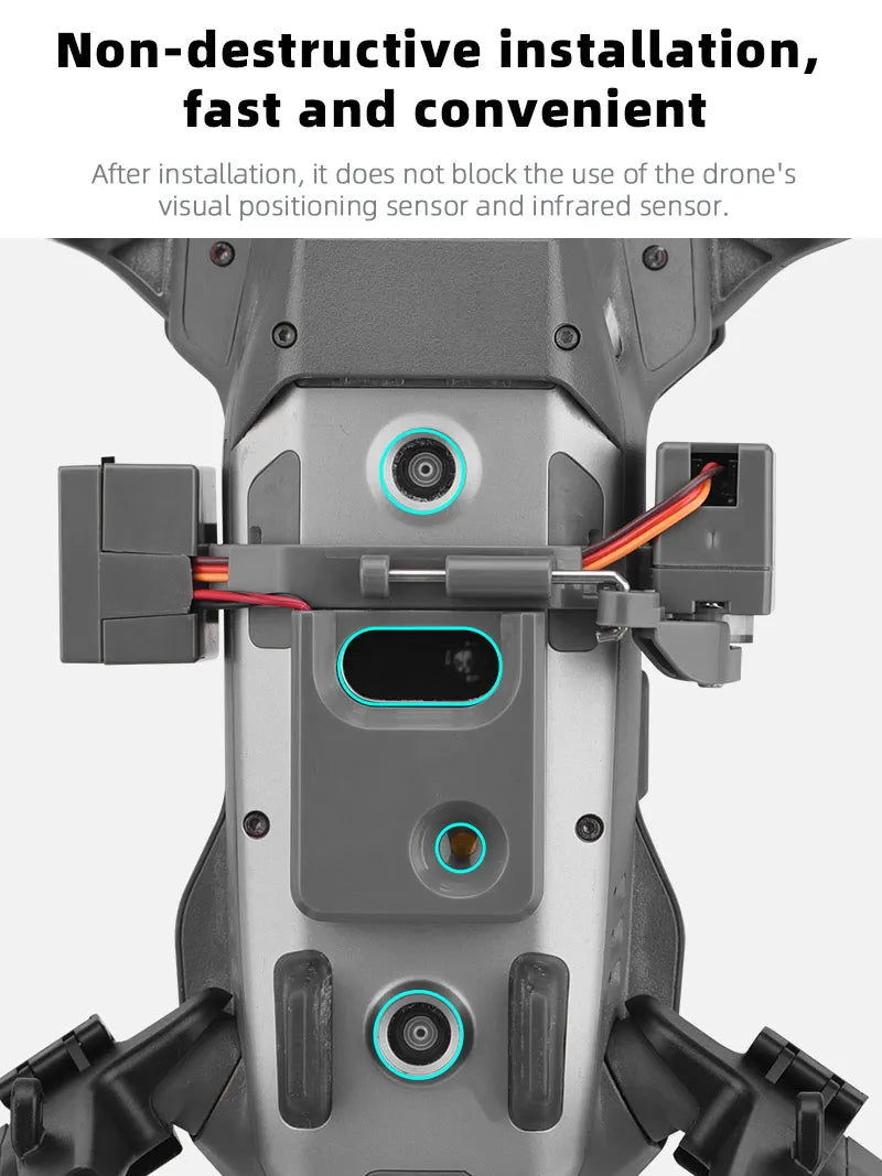 BRDRC Drone Airdrop System for DJI Mavic Pro/Mavic 3 Pro/Air 3 Long-range Throwing Device Gift Remote Delivery Props
