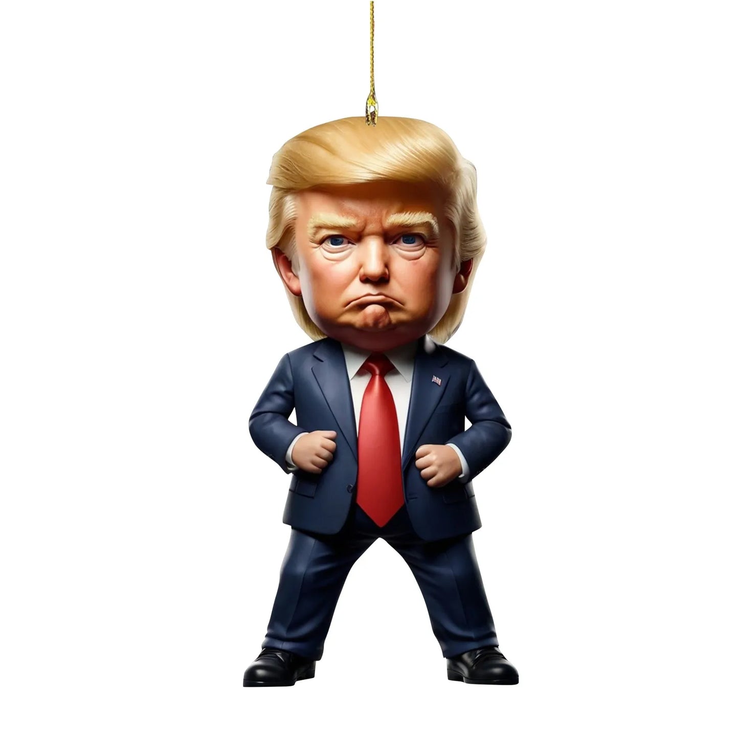 Trump Keep Fighting Bobblehead Trump Merchandise Trump Collectibles-Donald Trump 2024 Gifts for Trump Supporters and Patriotic