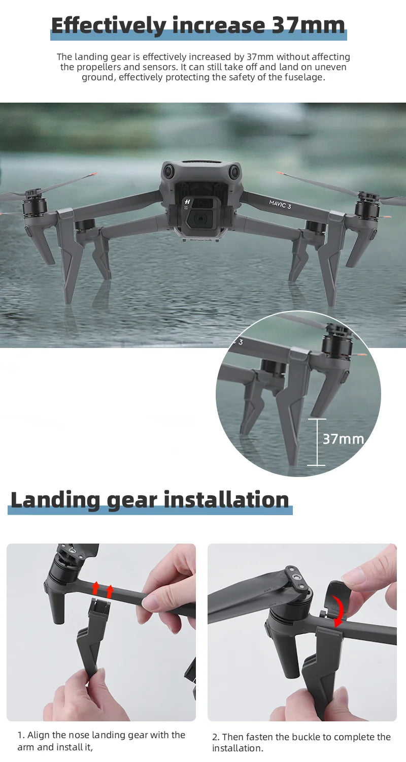 BRDRC Drone Airdrop System for DJI Mavic Pro/Mavic 3 Pro/Air 3 Long-range Throwing Device Gift Remote Delivery Props