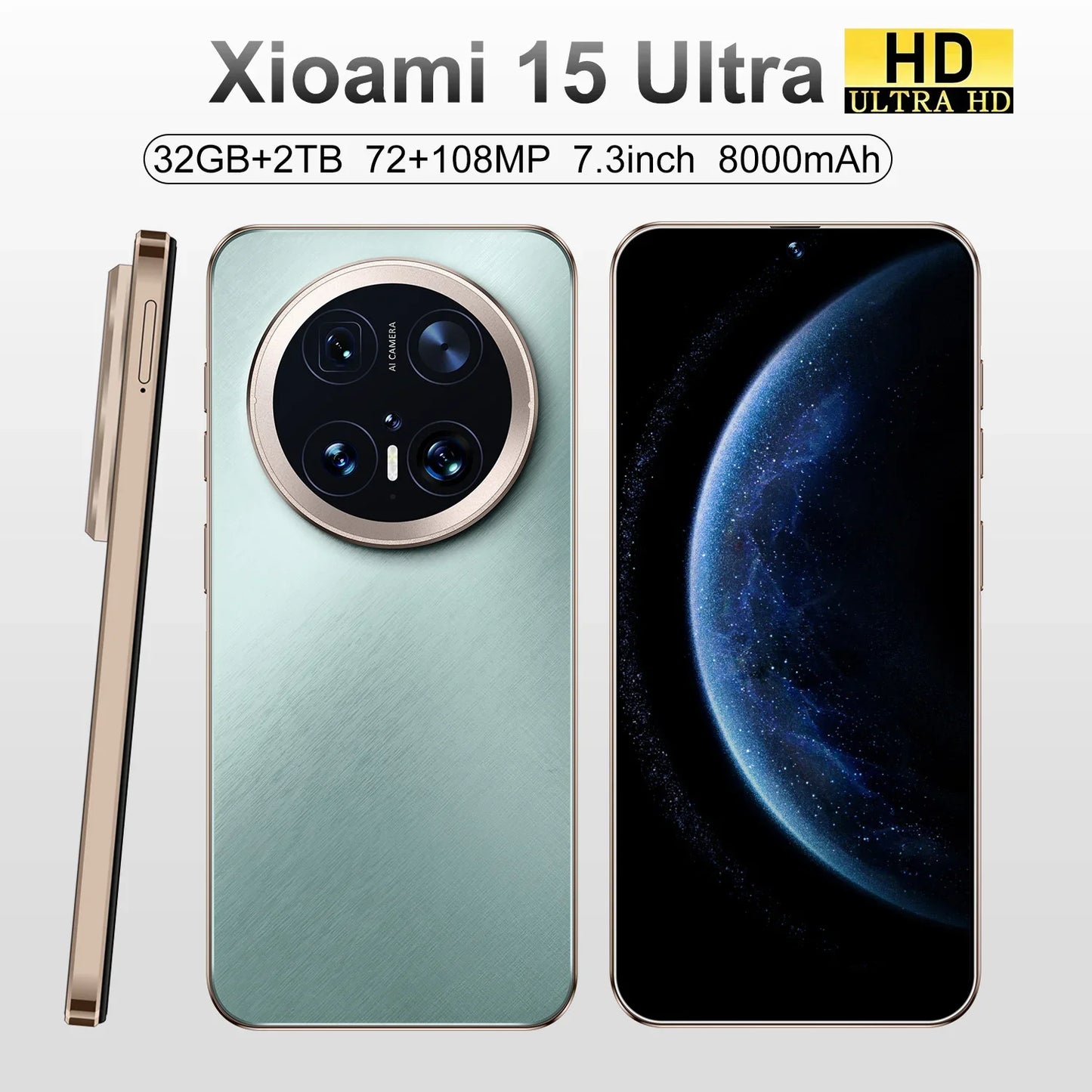 Xioami 15 Ultra Original Smartphone 5G Global Version 108MP Camera 7.3inch Dual SIM Unlock Phone Android 14 Cell Phone 8000mAh