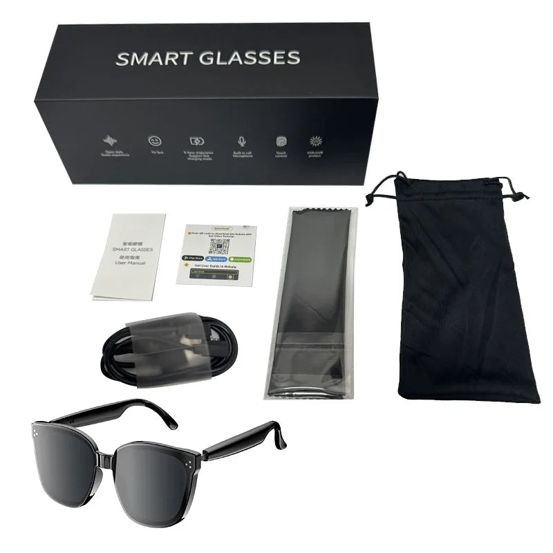 Xiaomi Smart Glasses AI Artificial Intelligence Translation Bluetooth Integrated Headset Glasses Anti-ultraviolet Sunglasses