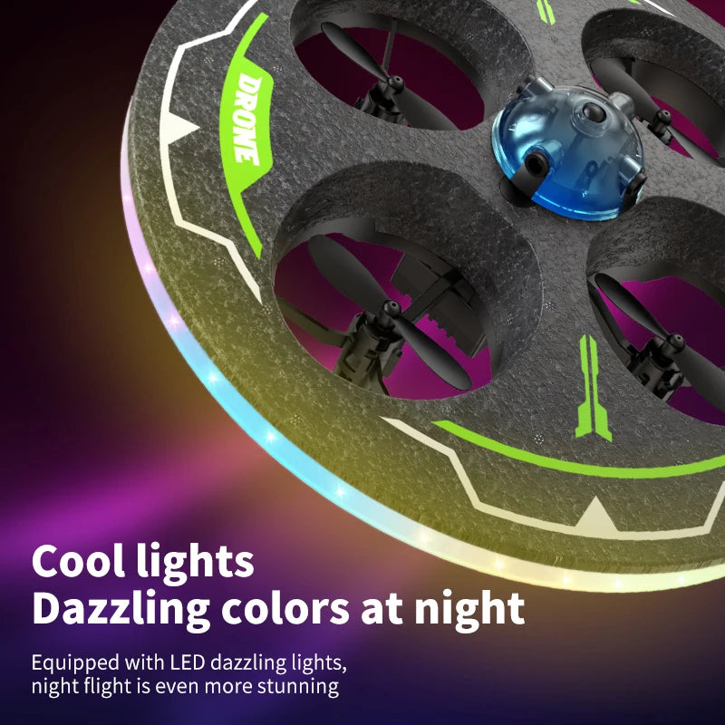 Drone with Camera Foam UAV Ufo Intelligent Obstacle Avoidance Aerial Aircraft 2.4G 4CH Mini RC Helicopter Dron Toys for Kids