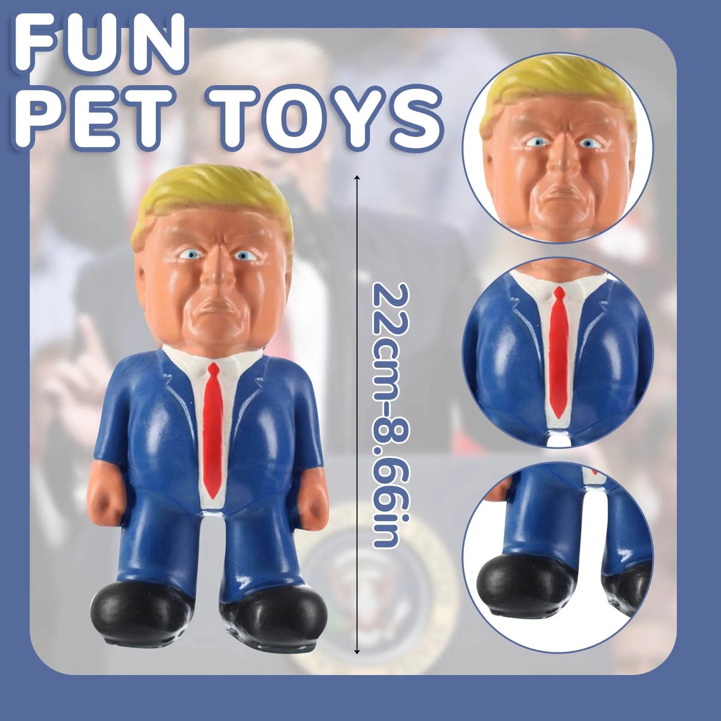 Trump Keep Fighting Bobblehead Trump Merchandise Trump Collectibles-Donald Trump 2024 Gifts for Trump Supporters and Patriotic