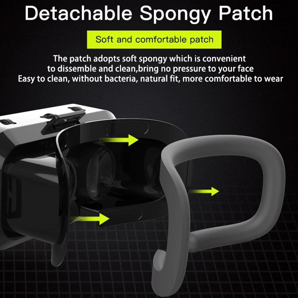 3D Virtual Reality Game Helmet G10 IMAX VR Headset 360 Degree Panoramic 3D Virtual Reality Helmet for 4.7-7.0 inches Smartphone