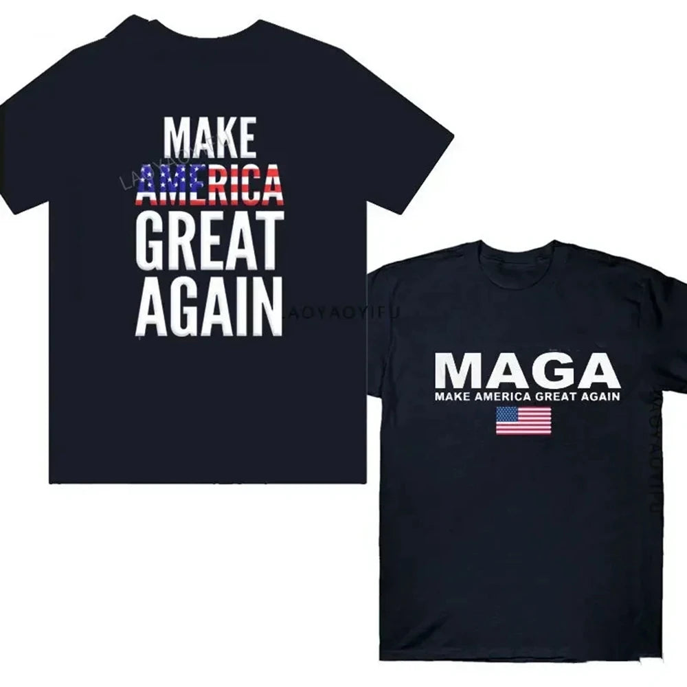 Trump 2024 T-shirt Election Tee Donald Trump Keep America Great MAGA T Shirt American Flag Men's Women Clothing Tops 61601