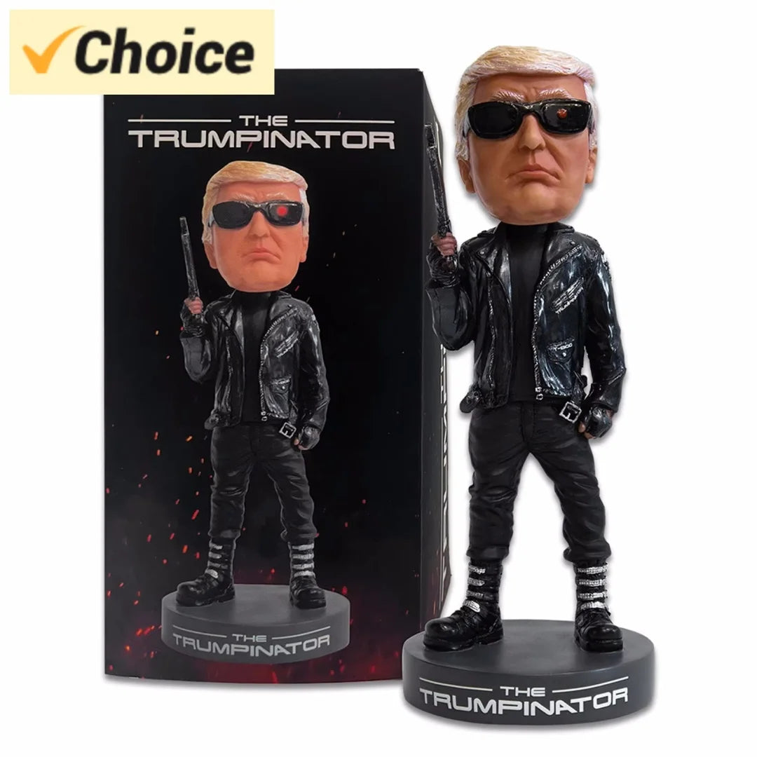 Trump Keep Fighting Bobblehead Trump Merchandise Trump Collectibles-Donald Trump 2024 Gifts for Trump Supporters and Patriotic