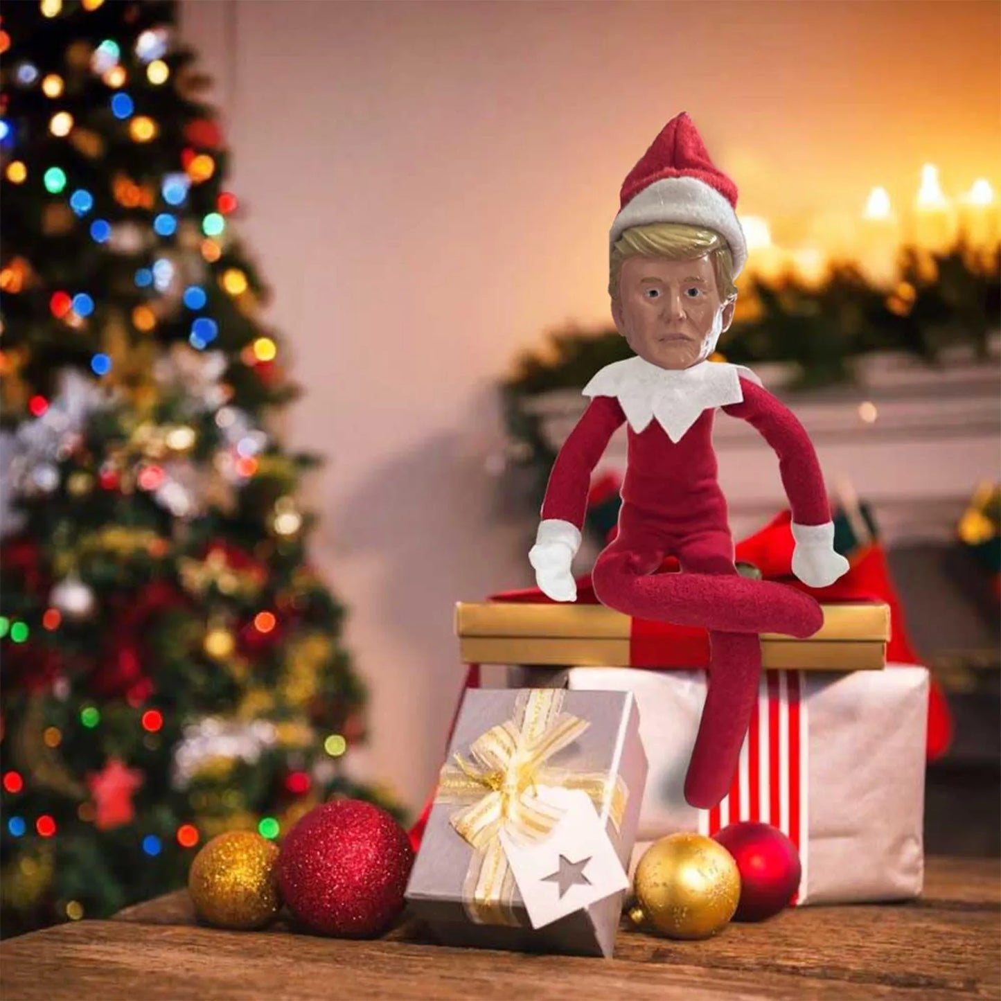 Trump Keep Fighting Bobblehead Trump Merchandise Trump Collectibles-Donald Trump 2024 Gifts for Trump Supporters and Patriotic