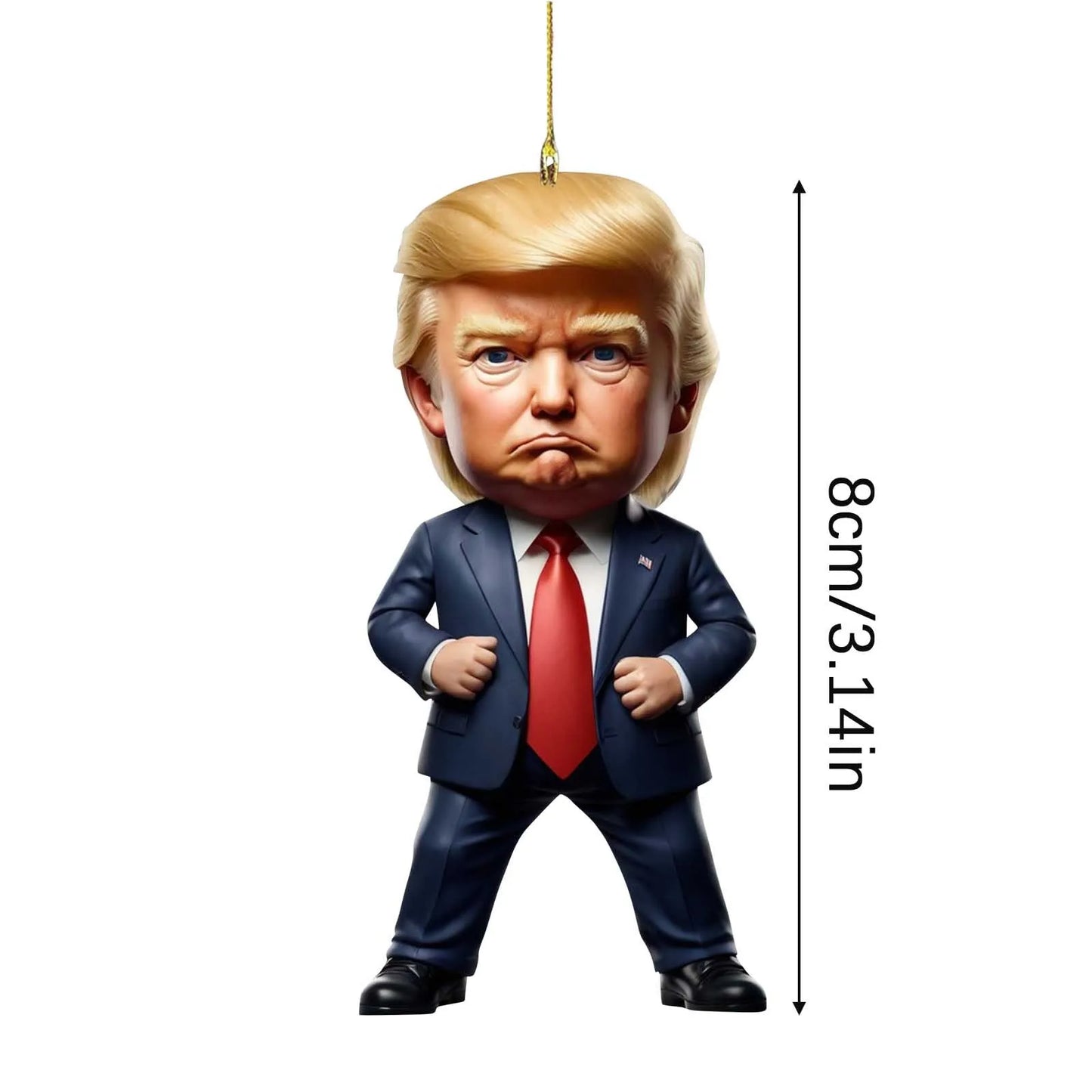 Trump Keep Fighting Bobblehead Trump Merchandise Trump Collectibles-Donald Trump 2024 Gifts for Trump Supporters and Patriotic