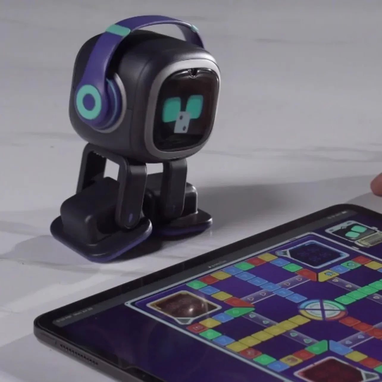 Emo Intelligent Robot Pet Toys Emo Accompanying Voice Machine Ai Puzzle Electronic Action Desktop Electronic Pet Kids Gifts Toys