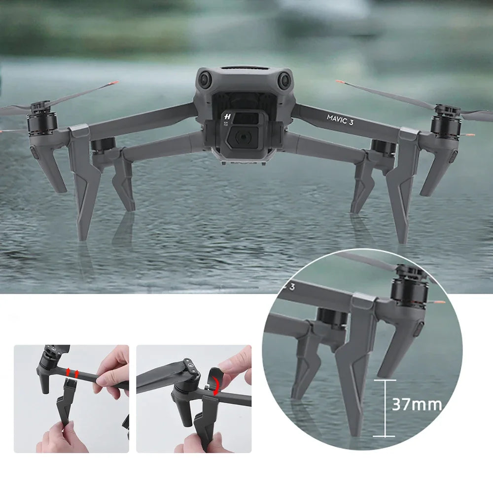 BRDRC Drone Airdrop System for DJI Mavic Pro/Mavic 3 Pro/Air 3 Long-range Throwing Device Gift Remote Delivery Props