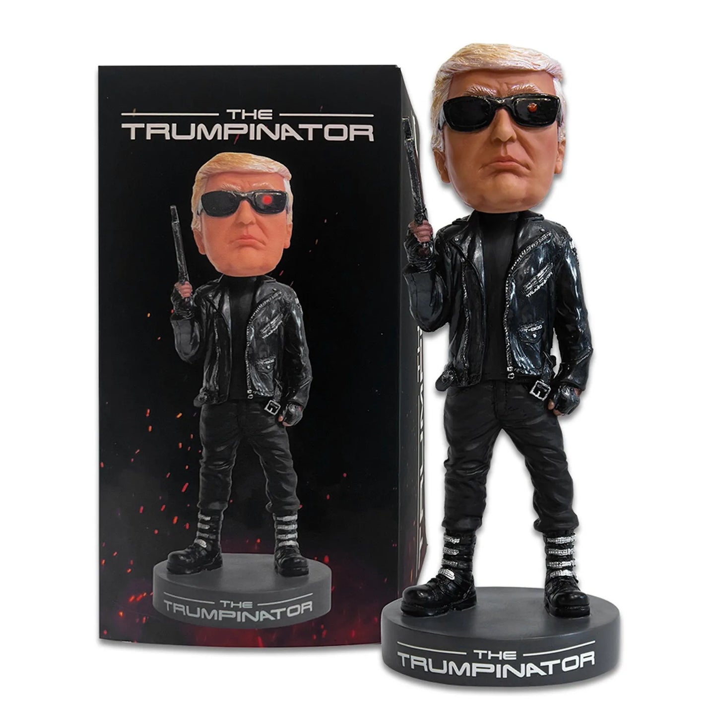 Trump Keep Fighting Bobblehead Trump Merchandise Trump Collectibles-Donald Trump 2024 Gifts for Trump Supporters and Patriotic