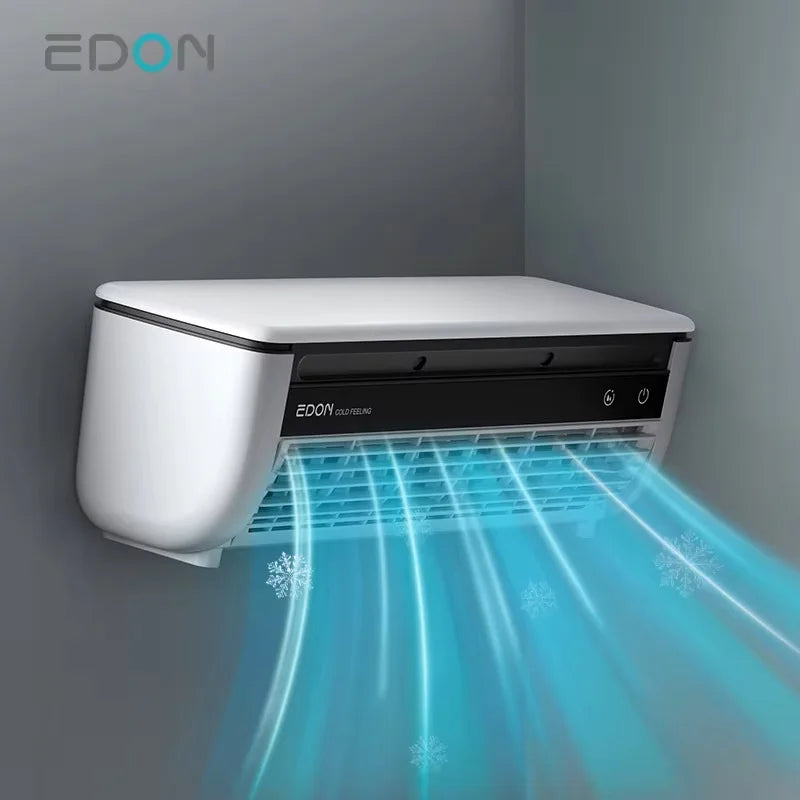 Kitchen air conditioner 2025new model cooling wall fan large wind force charging fan home use table standing remote control