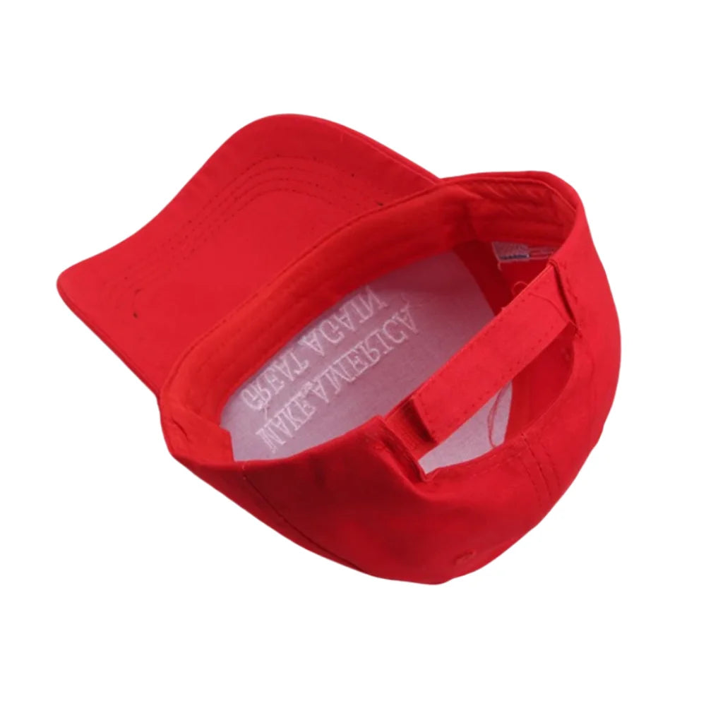 New Style Makes America Great Again Baseball Cap Solid Color Embroidered Sunshade and Sun Protection Cap Wholesale