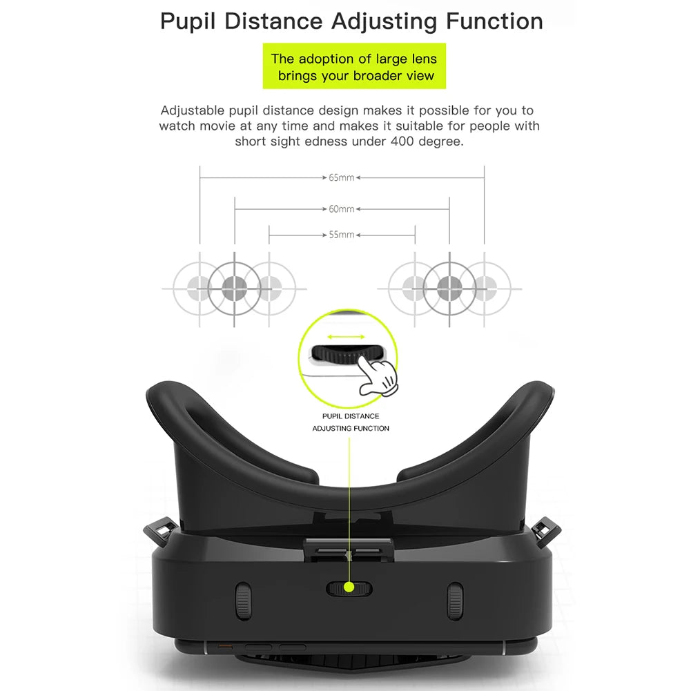 3D Virtual Reality Game Helmet G10 IMAX VR Headset 360 Degree Panoramic 3D Virtual Reality Helmet for 4.7-7.0 inches Smartphone