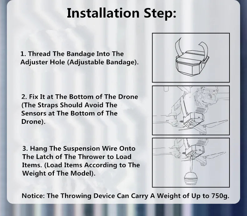 Drone Airdrop Thrower System 2.4G Remote Control General Payload Delivery Thrower Air Dropper Device Camera Drones Accessories