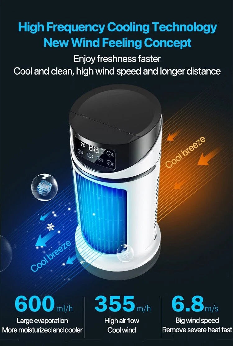 Portable Mini Conditioner Cooler Fan Water Cooling Conditioning air Cooler for Office Mobile Air Conditioner