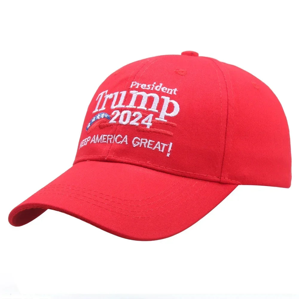 New Style Makes America Great Again Baseball Cap Solid Color Embroidered Sunshade and Sun Protection Cap Wholesale