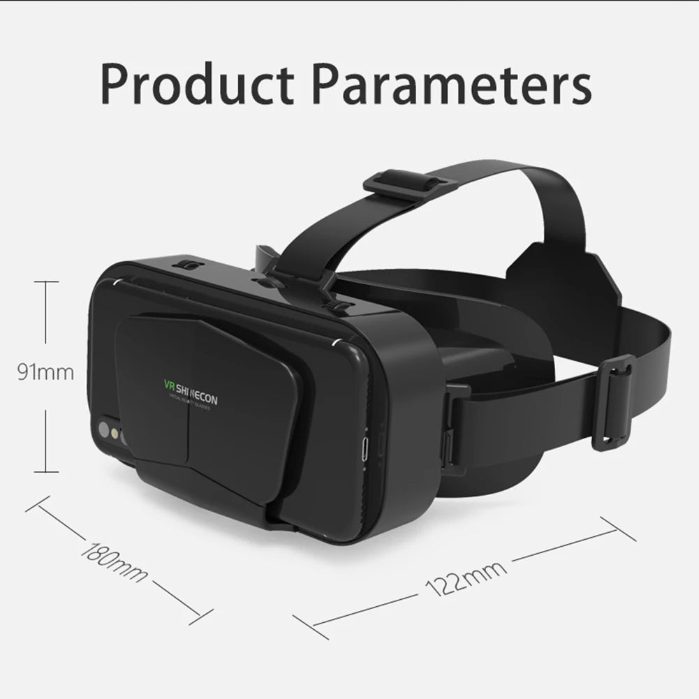 3D Virtual Reality Game Helmet G10 IMAX VR Headset 360 Degree Panoramic 3D Virtual Reality Helmet for 4.7-7.0 inches Smartphone
