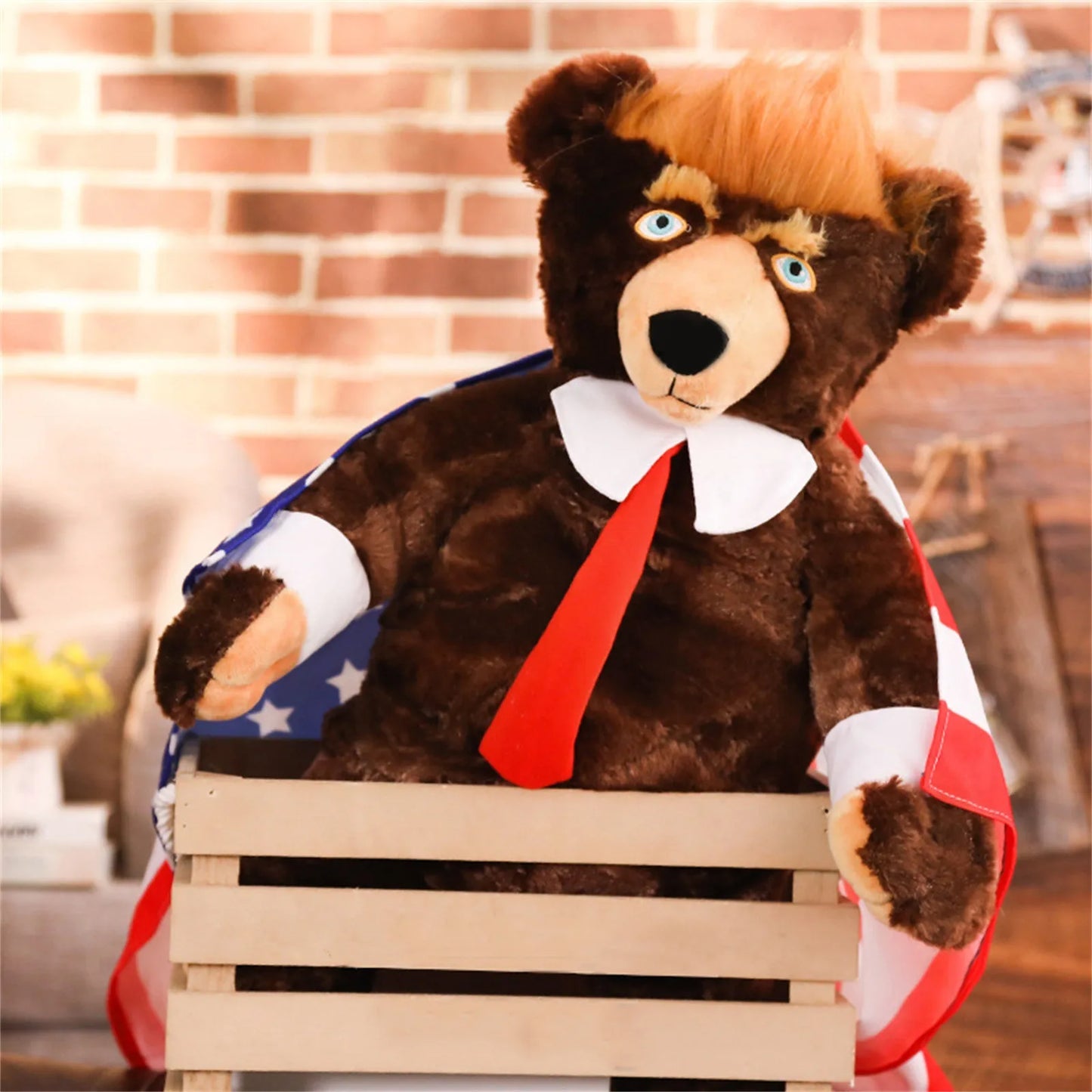 Trump Keep Fighting Bobblehead Trump Merchandise Trump Collectibles-Donald Trump 2024 Gifts for Trump Supporters and Patriotic