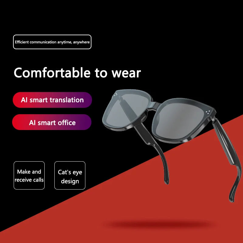 Xiaomi Smart Glasses AI Artificial Intelligence Translation Bluetooth Integrated Headset Glasses Anti-ultraviolet Sunglasses
