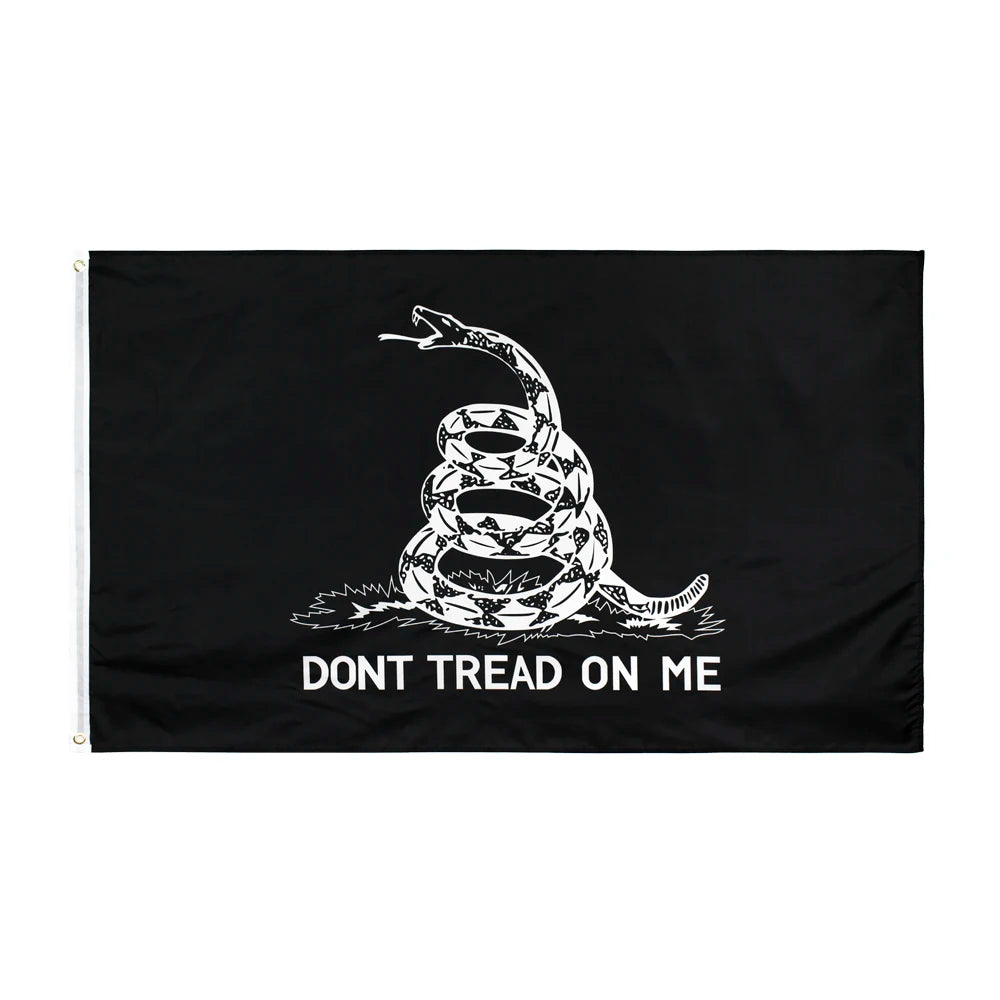 90x150cm Dont Tread on me Tea Party Rattle Snake Gadsden Flag