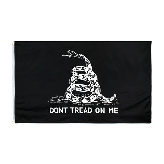 90x150cm Dont Tread on me Tea Party Rattle Snake Gadsden Flag