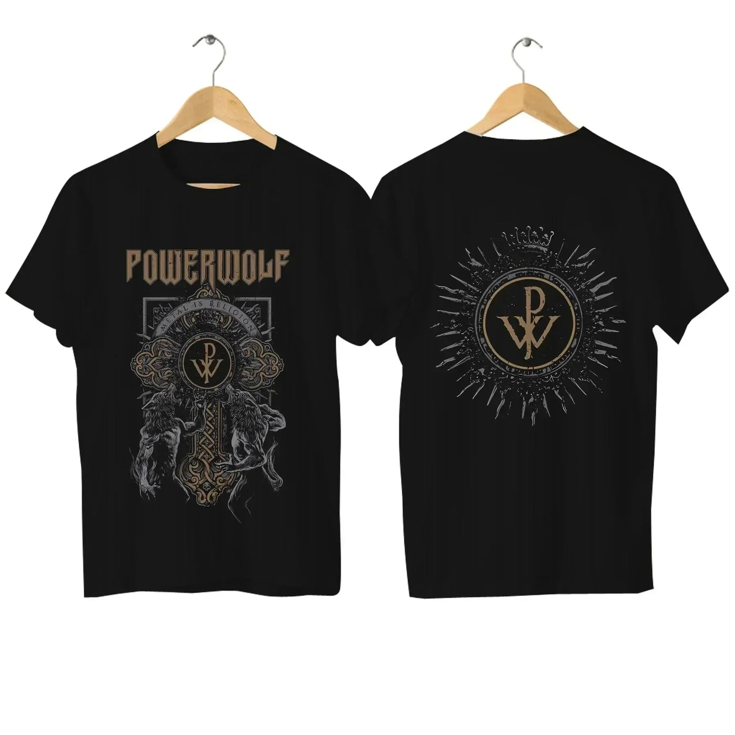 2025 Powerwolf Women T Shirt Casual Via Dolorosa Men T-shirt Graphic Oversized Breathable Comfortable Streetwear S-3XL Cool Tee