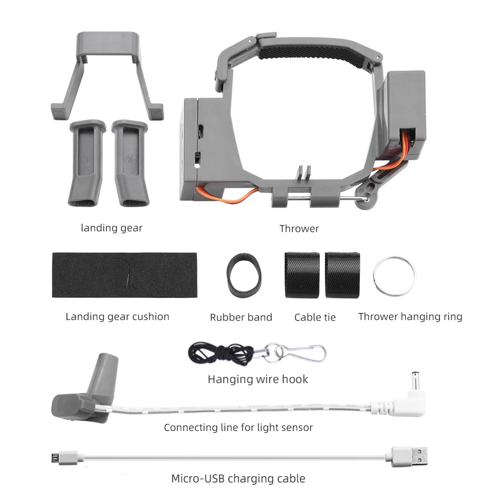 BRDRC Drone Airdrop System for DJI Mavic Pro/Mavic 3 Pro/Air 3 Long-range Throwing Device Gift Remote Delivery Props