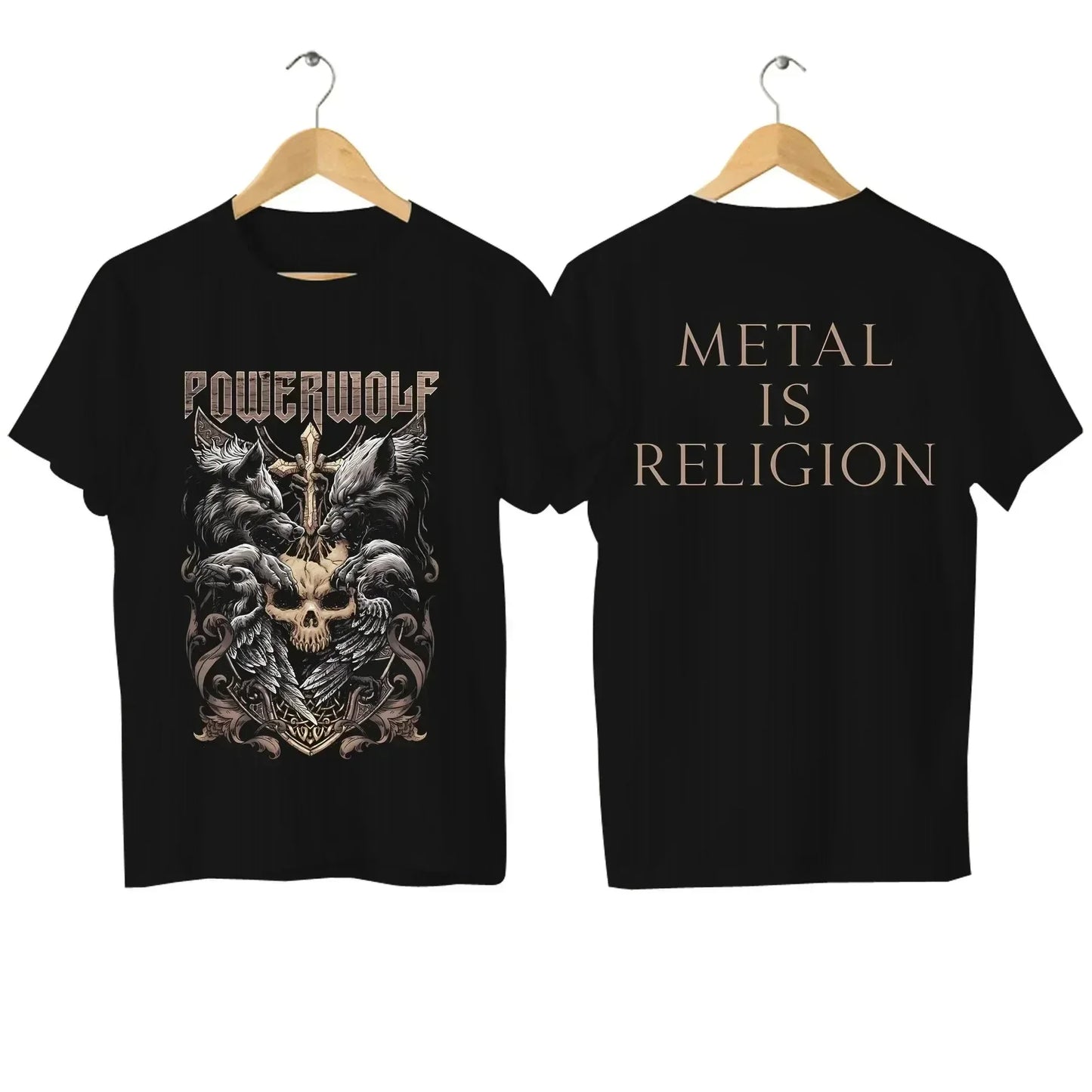 2025 Powerwolf Women T Shirt Casual Via Dolorosa Men T-shirt Graphic Oversized Breathable Comfortable Streetwear S-3XL Cool Tee