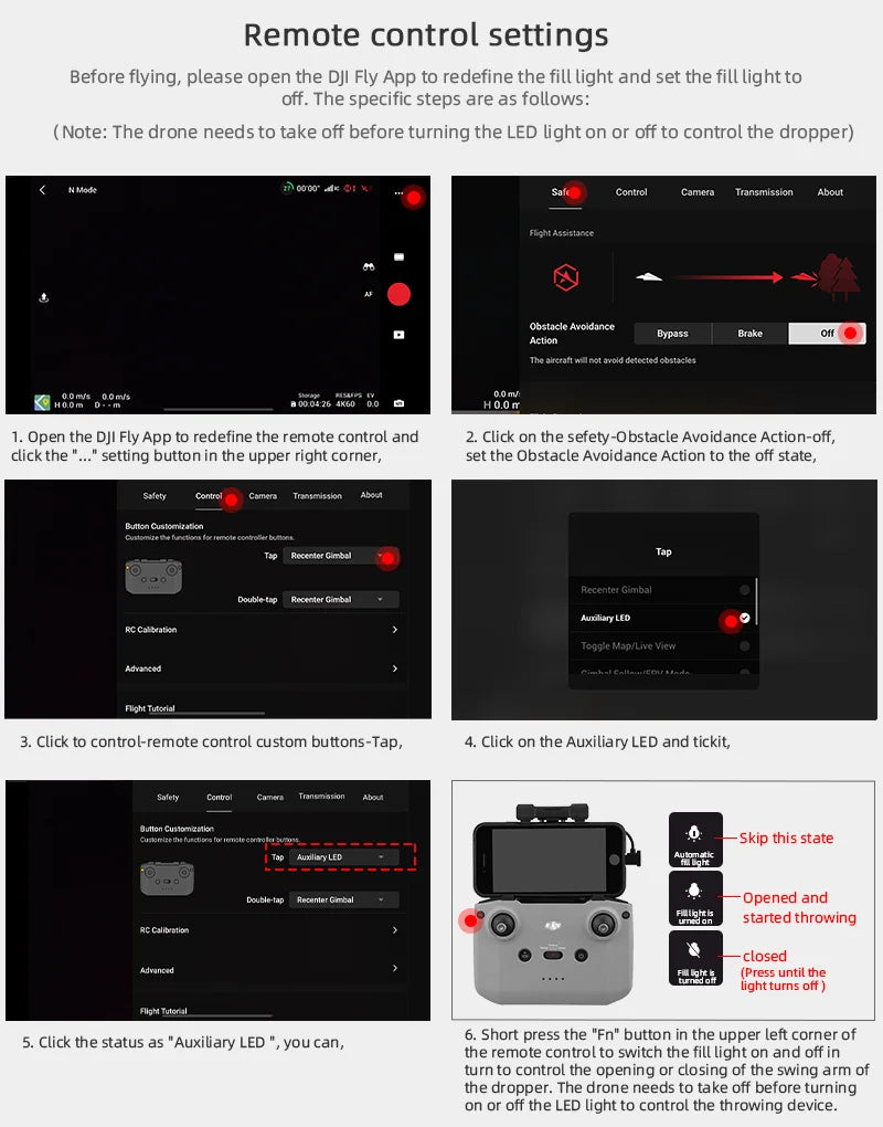 BRDRC Drone Airdrop System for DJI Mavic Pro/Mavic 3 Pro/Air 3 Long-range Throwing Device Gift Remote Delivery Props