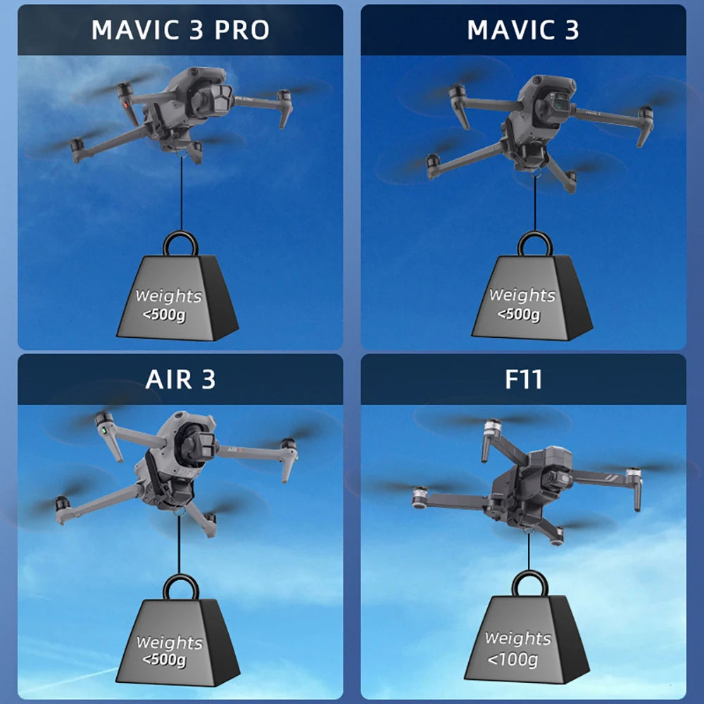 BRDRC Drone Airdrop System for DJI Mavic Pro/Mavic 3 Pro/Air 3 Long-range Throwing Device Gift Remote Delivery Props