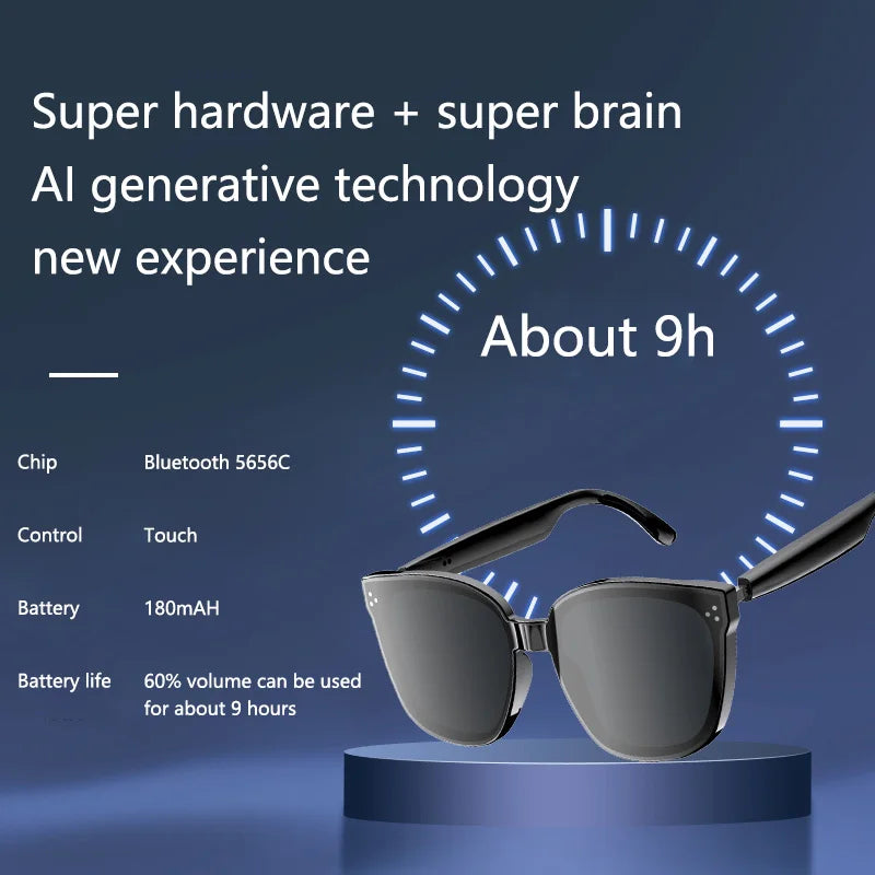 Xiaomi Smart Glasses AI Artificial Intelligence Translation Bluetooth Integrated Headset Glasses Anti-ultraviolet Sunglasses